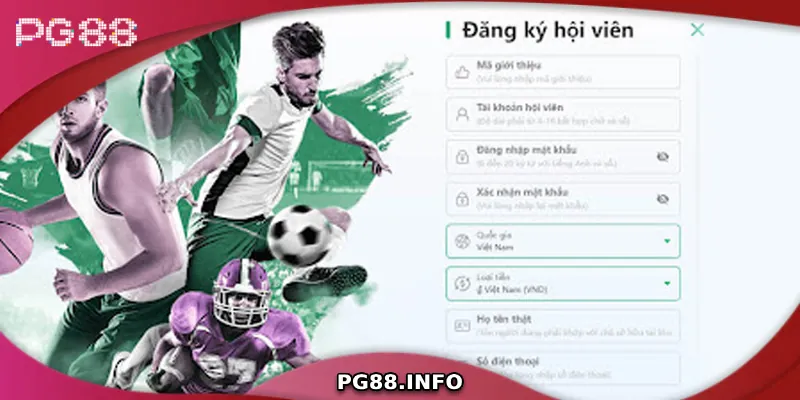 Hướng dẫn cách đăng ký tài khoản PG88