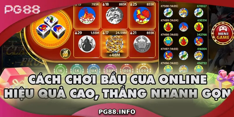 Những mẹo chơi bầu cua online hiệu quả
